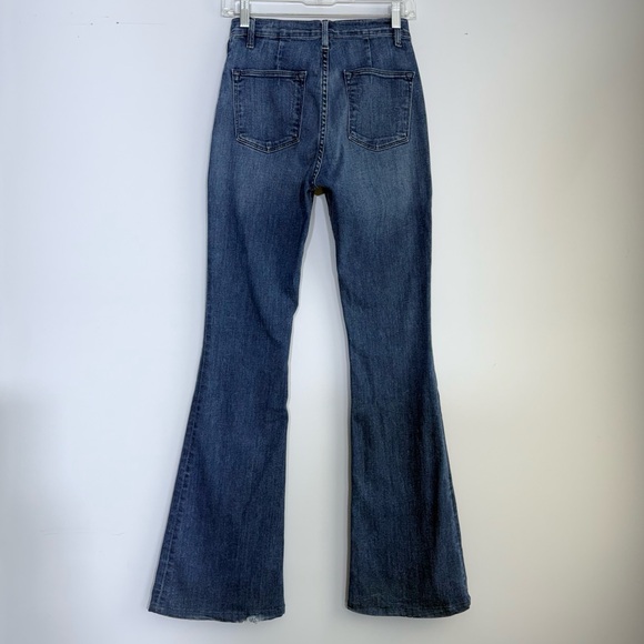 Frame Denim Le Flare De Francoise Jean Size 28 Sunnyslope Flare High Rise LFF899 - Picture 5 of 16